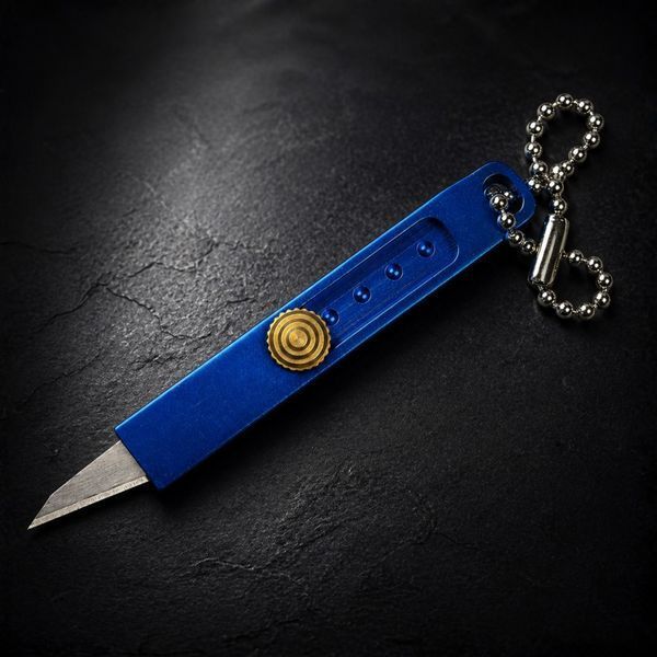 Брелок-ніж KC-01 blue 1424 фото
