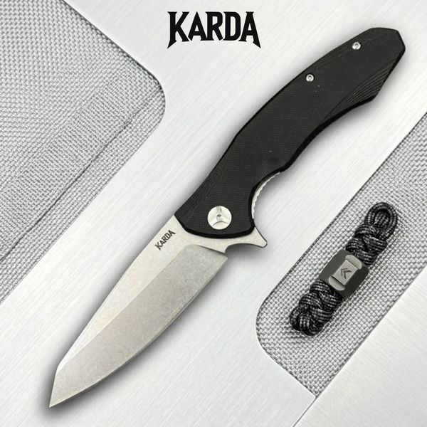 Ніж складний Karda Буйвіл J104 Black 1133 фото