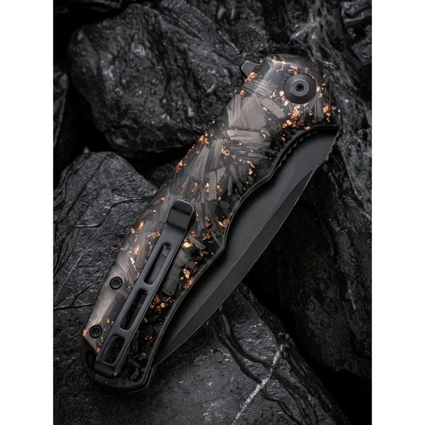 Нож складной туристический Civivi Praxis, (9.5 см) 9Cr18MoV / Carbon Fiber & Resin C803I фото