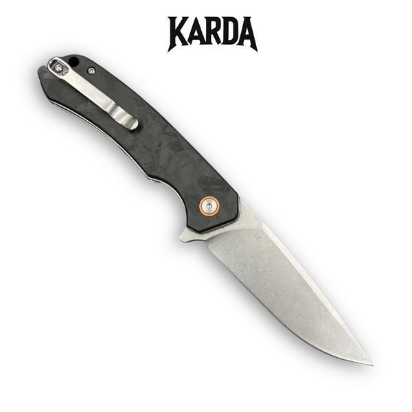 Ніж складний Karda J146 Carbon Black 1670 фото
