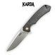 Ніж складний Karda J146 Carbon Black 1670 фото 1