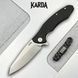Ніж складний Karda Буйвіл J104 Black 1133 фото 5