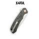 Ніж складний Karda J146 Carbon Black 1670 фото 4
