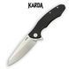 Ніж складний Karda Буйвіл J104 Black 1133 фото 1