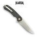 Ніж складний Karda J146 Carbon Black 1670 фото 2