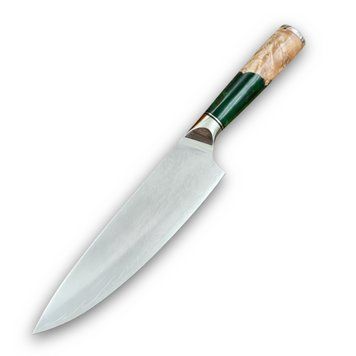 Нож кухонный Шеф (VG-10, Green Brown) KT-2205GB фото