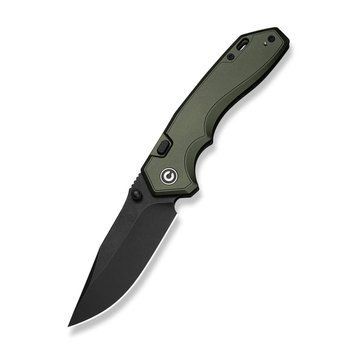 Ніж складаний туристичний Civivi Elite Brova, (8.7 см) CPM S35VN / Aluminum зелений CE25093-3 фото