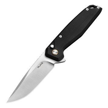 Ніж складаний туристичний Ruike P873-MB, (8.8 см)14C28N / G10 чорний P873-MB фото