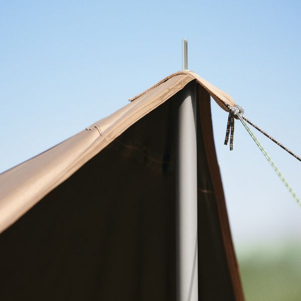 Тент-навіс Naturehike CNK2350WS015 Cloud Skies Tarp Lite, 550x465 см, коричневий 72982 фото