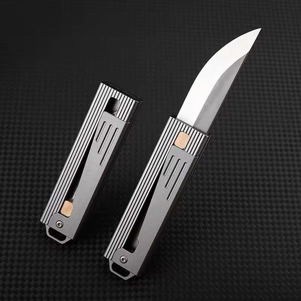 Карманный Нож Гравитационный фронтальный Titanium антистресс 1641 фото