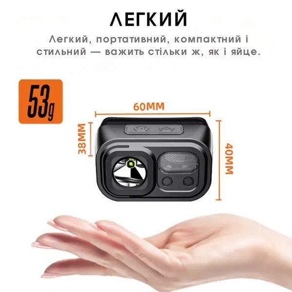 Автономний налобний ліхтарик з двома джерелами світла SuperFire HL23-S SF-HL23-S фото