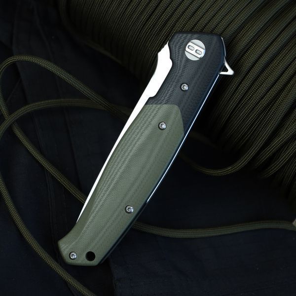 Нож Складной BESTECH SWORDFISH BG03A Black and Green G10 BG03A фото