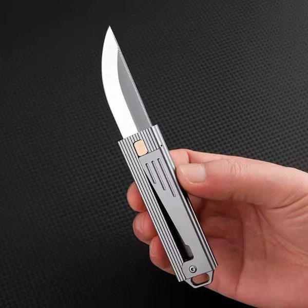 Карманный Нож Гравитационный фронтальный Titanium антистресс 1641 фото