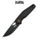 Нож складной Karda J325 Black J325B фото 1
