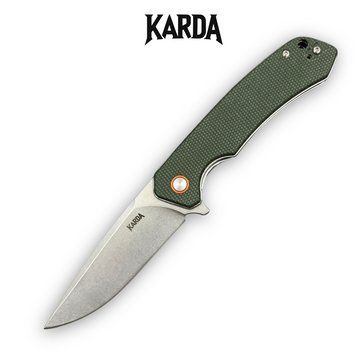 Нож складной Karda J146 Linen Green 1667 фото