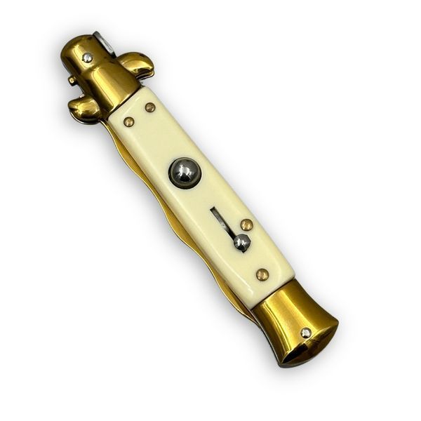Нож стилет AKC Flamberg Gold-Bone 1614 фото