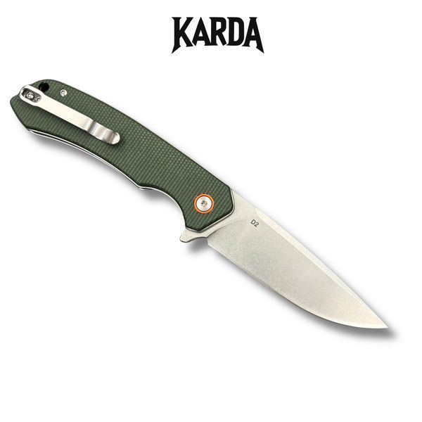 Нож складной Karda J146 Linen Green 1667 фото
