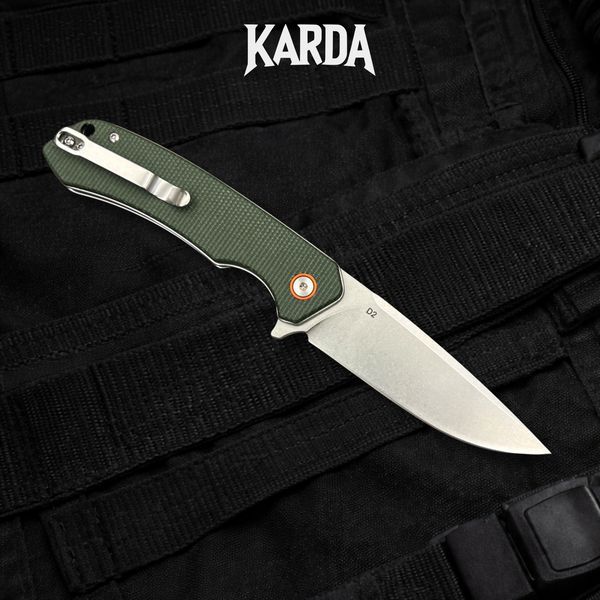 Нож складной Karda J146 Linen Green 1667 фото