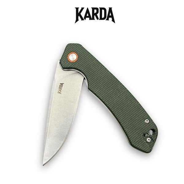 Нож складной Karda J146 Linen Green 1667 фото