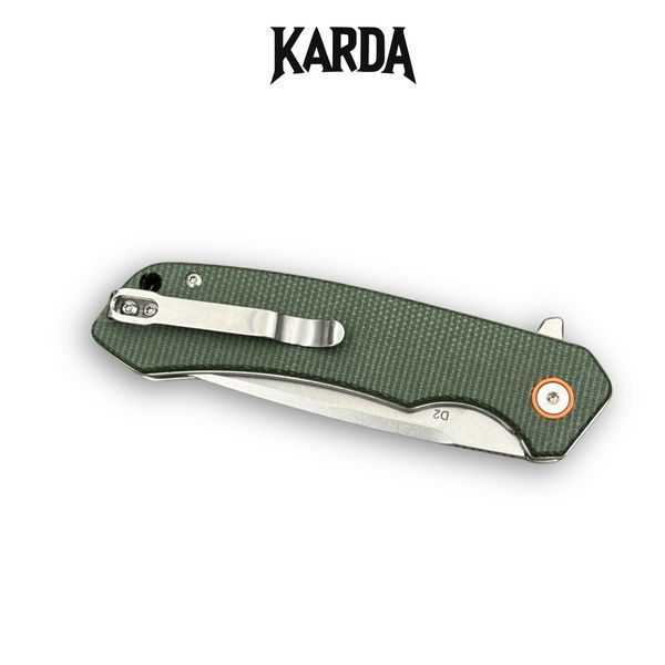 Нож складной Karda J146 Linen Green 1667 фото