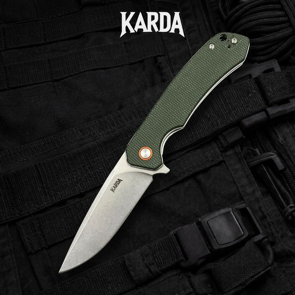 Нож складной Karda J146 Linen Green 1667 фото