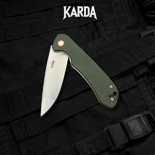 Нож складной Karda J146 Linen Green 1667 фото