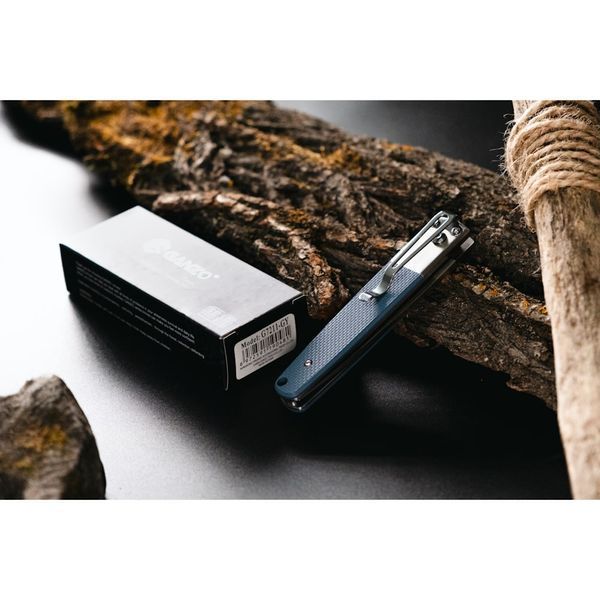 Нож складной туристический Ganzo G7211 (8.5 см) 440С/G10 серый G7211-GY фото