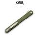 Нож складной Karda J097 army green handle drop blade 1548 фото 4