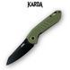 Ніж складаний Karda J213 Olive J213O фото 1