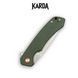 Нож складной Karda J146 Linen Green 1667 фото 4