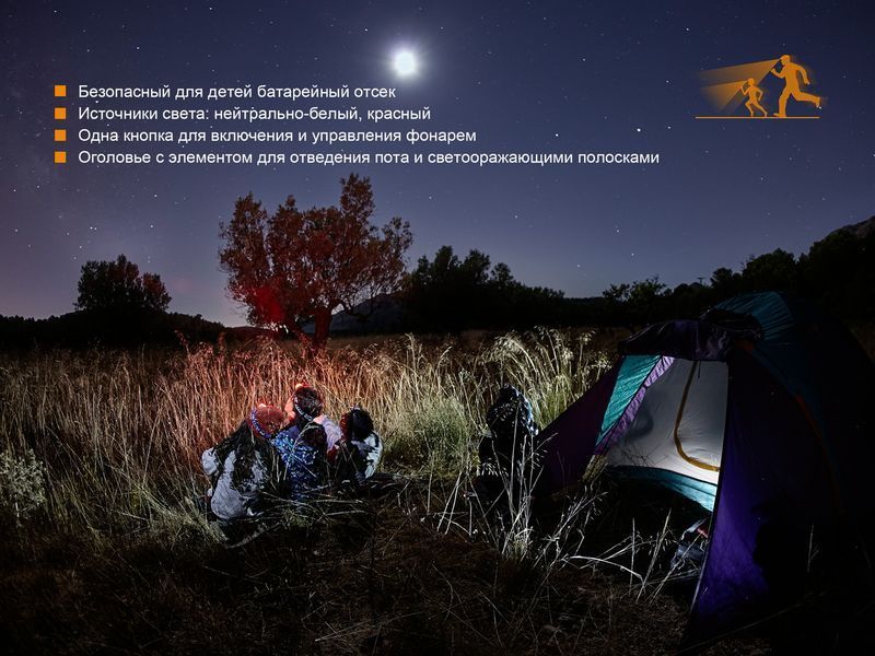 Ліхтар налобний Fenix HL16 жовтий 45159 фото