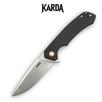 Нож складной Karda J146 Linen Black 1666 фото