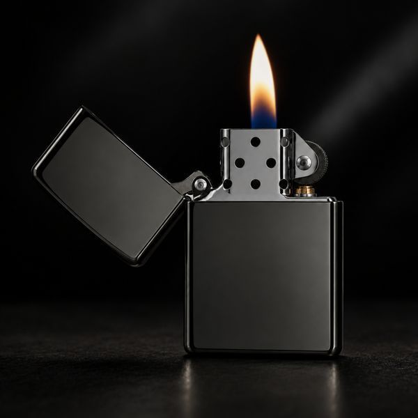 Запальничка бензинова ZORRO Black 1243 фото