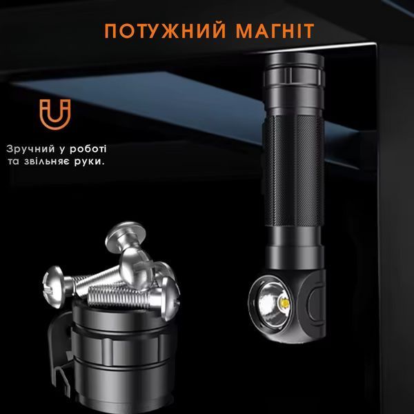 Фонарик 2в1 (Ручный - Налобный) SuperFire TH04-S SF-TH04-S фото