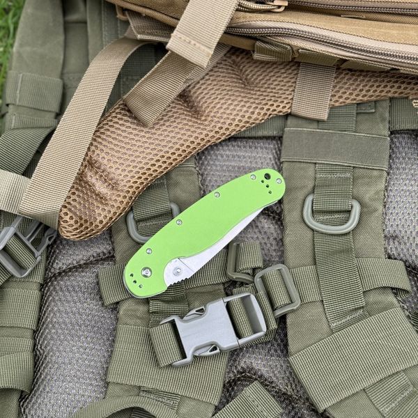 Складний ніж Ontario RAT 1 Toxic Green 1493 фото