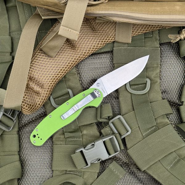 Складний ніж Ontario RAT 1 Toxic Green 1493 фото