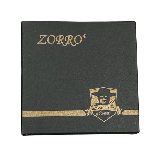 Запальничка бензинова ZORRO Black 1243 фото