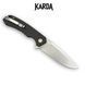 Ніж складний Karda J146 Linen Black 1666 фото 2
