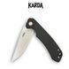 Ніж складний Karda J146 Linen Black 1666 фото 3