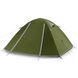 Намет тримісний Naturehike P-Series NH18Z033-P 210T/65D, темно-зелений 62468 фото 1