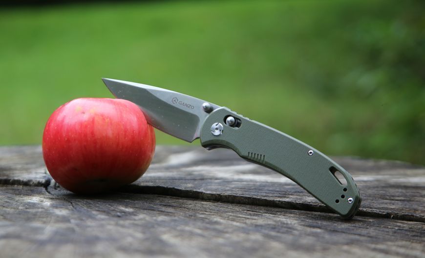 Нож складной туристический Ganzo G7531 (8.9 см) 440С/G10 зеленый G7531-GR фото