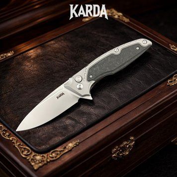 Ніж Складаний Karda J214 Carbon Black M390 J214B фото