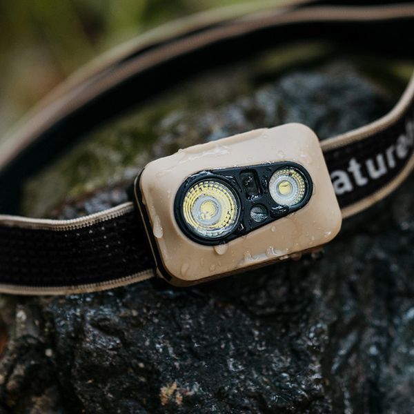 Ліхтар налобний Naturehike CNK2450ZM015, пісочний 6927595794166 фото