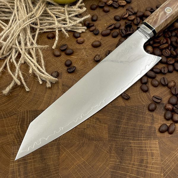 Нож Кухонный Kiritsuke (VG-10, Brown Black) KT-2355BB фото