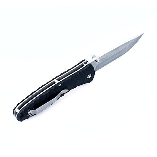Ніж складаний туристичний Ganzo G6252 (8.9 см) BDR4116 / fiberglass чорний G6252-BK фото