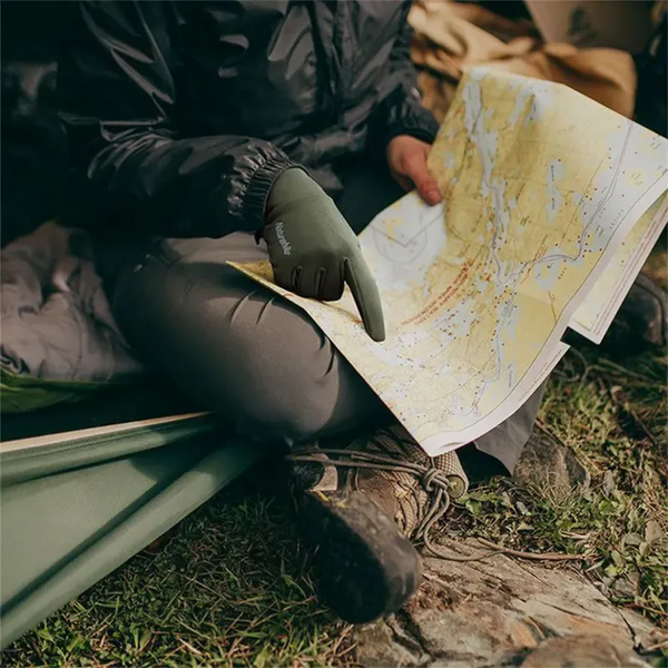 Рукавички трикотажні з покращеним хватом Naturehike NH20FS032, розмір М, сірі 6927595749906 фото