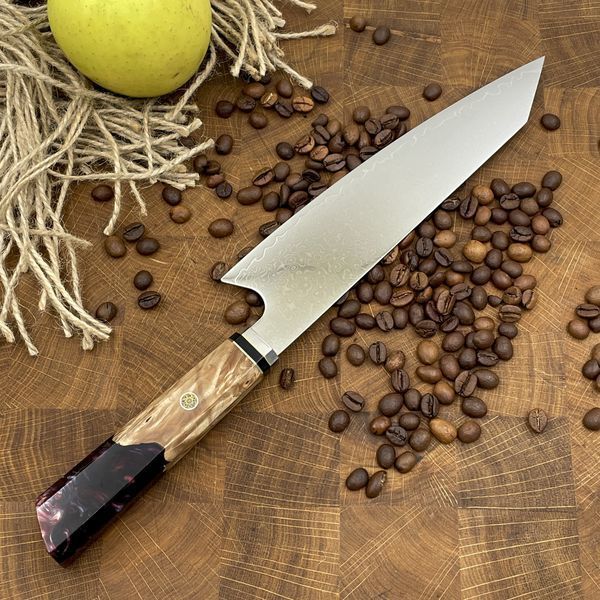 Ніж Кухонний Kiritsuke (VG-10, Brown Black) KT-2355BB фото