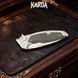Нож Складной Karda J214 Carbon Black M390 J214B фото 4