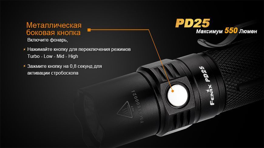 Ліхтар ручний Fenix PD25 44653 фото