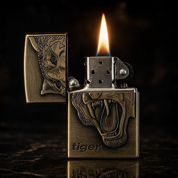 Бензинова запальничка Zippo &laquo;Tiger&raquo; 910 фото
